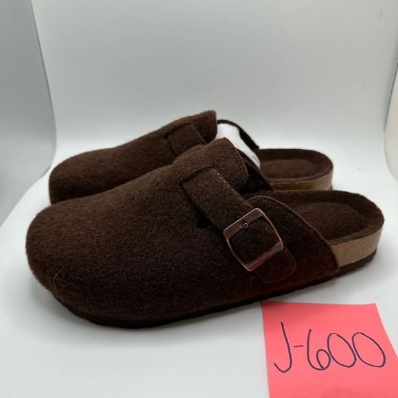 CUSHIONAIRE Womens Clog 7.5 BROWN - Picture 3 of 7